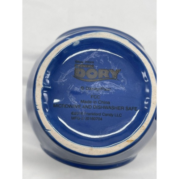 Disney Pixar Dory Hot Choc Coffee Mug Cup Finding Dory 2016 Blue Finding Nemo - Picture 4 of 4